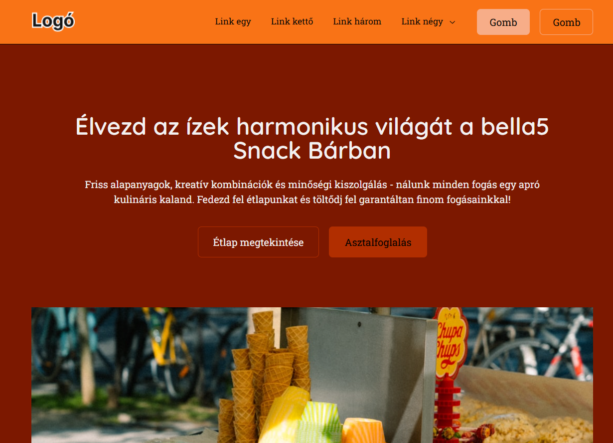 Website template preview